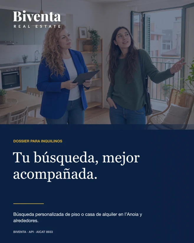 Portada del dossier para inquilinos de Biventa